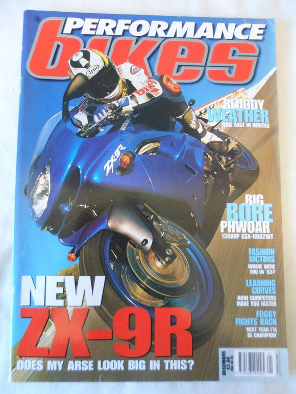 Performance Bikes - December 1997 - ZX 9R - GSX R802WT