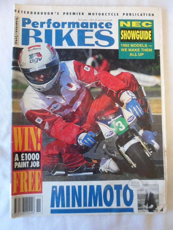 Performance Bikes - November 1991 -