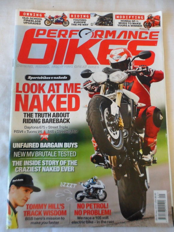 Performance Bikes - September 2012 - Modifying SP1 - Fireblade - Brutale