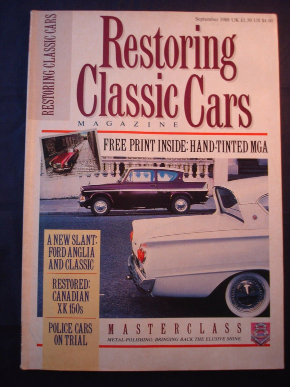 Restoring Classic Cars - September 1988 - Metal polishing