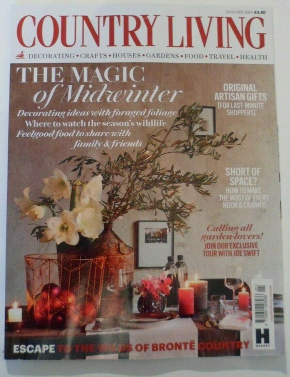 Country Living Magazine - January 2019 - The magic of midwinter