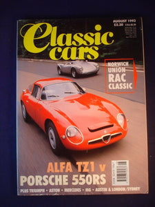 Classic Cars - August 1993 - Alfa TZ1 vs Porsche 550RS