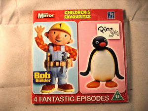 Bob the Builder and Pingu - 2 episodes of each - Promo DVD