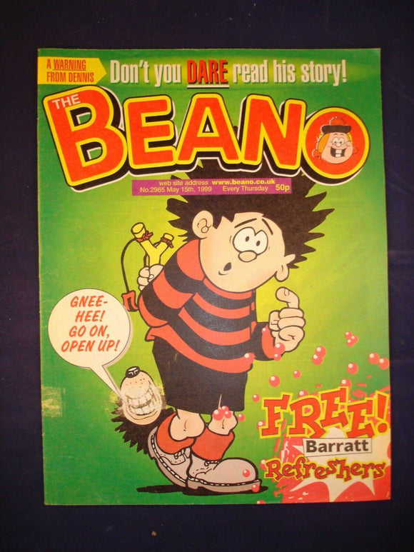 P - Beano Comic # 2965 - 15th May 1999  -