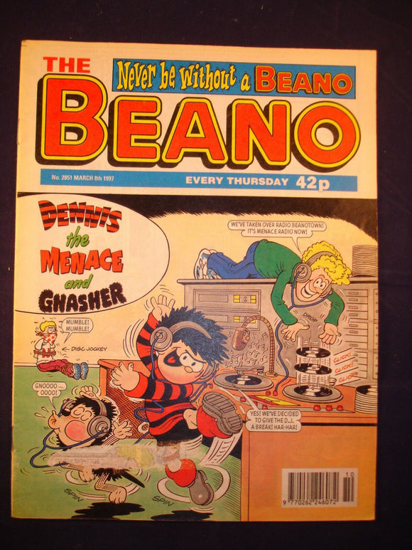 P - Beano Comic # 2851 - 8th March 1997  -