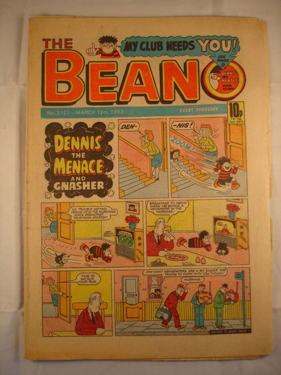 Beano Comic - 2121 - March 12 1983