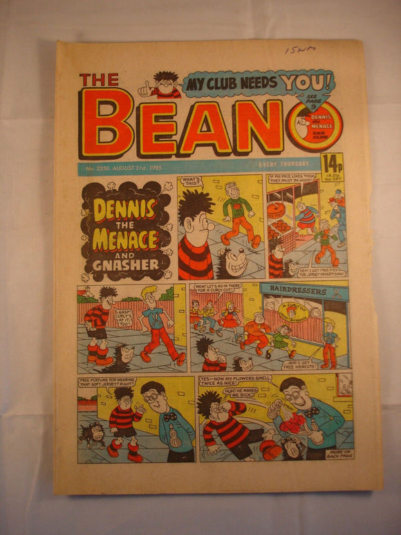 Beano Comic - 2250 - August 31st 1985