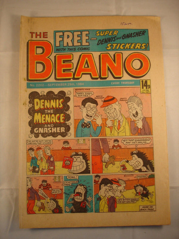 Beano Comic - 2202 - Sep 29 1984