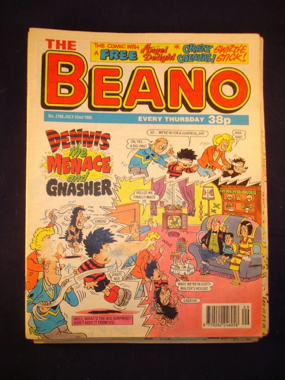 P - Beano Comic # 2766 - 22nd July 1995  -