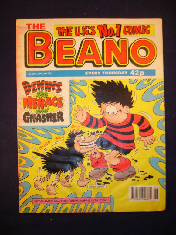 P - Beano Comic # 2867 - 28th June 1997  -