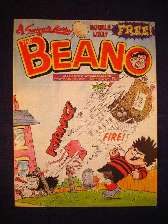 P - Beano Comic # 2970 - 19th June 1999  -