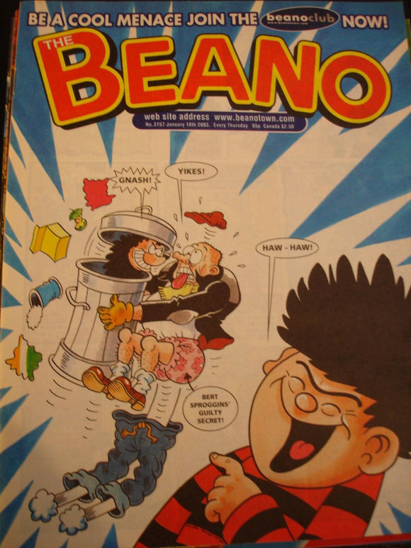 Beano Comic 3157 Jan 18 2003