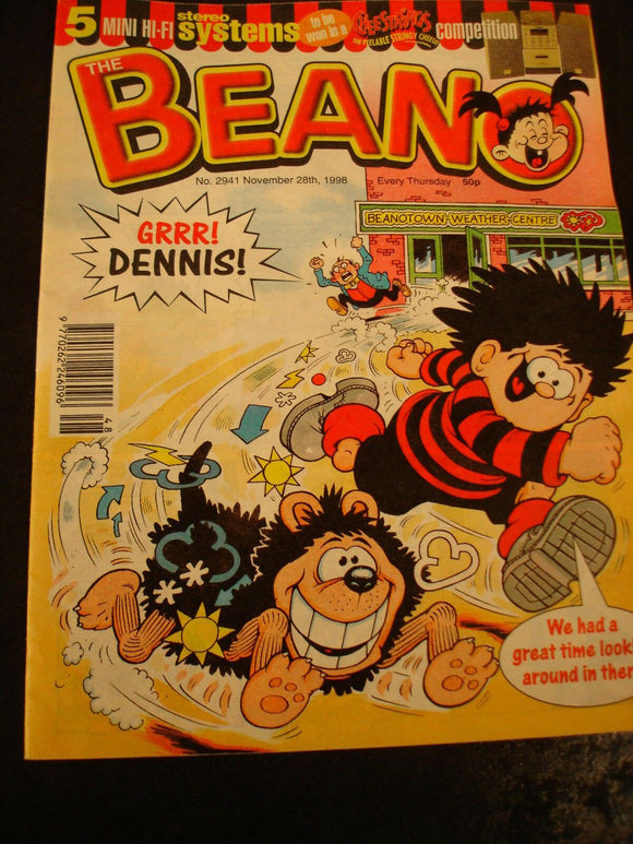 Beano Comic 2941 Nov 28 1998