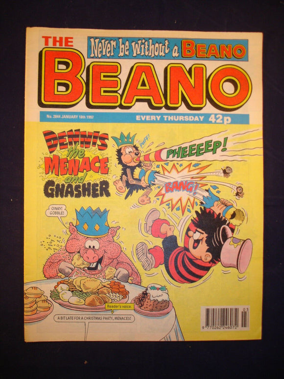 P - Beano Comic # 2844  - 18th January 1997  -