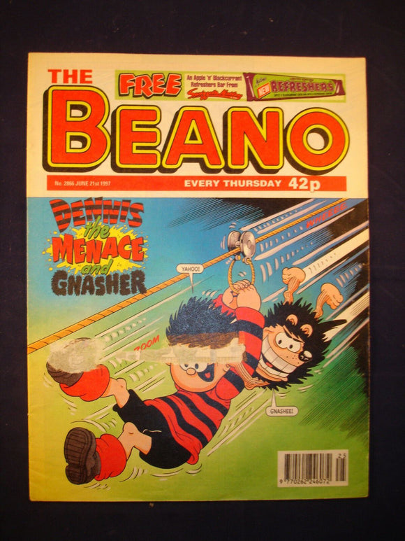 P - Beano Comic # 2866 - 21st June 1997  -