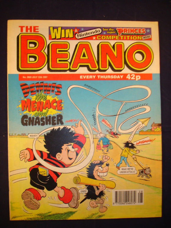 P - Beano Comic # 2869 - 12th July 1997  -