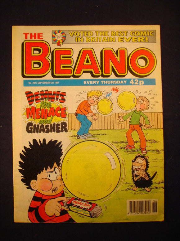 P - Beano Comic # 2877 - 6th September 1997  -