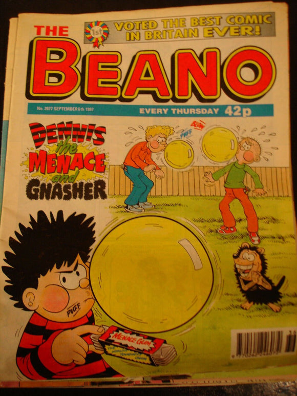 Beano Comic 2877 Sep 6th 1997