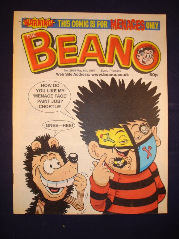 P - Beano Comic # 2964 - 8th May 1999  -