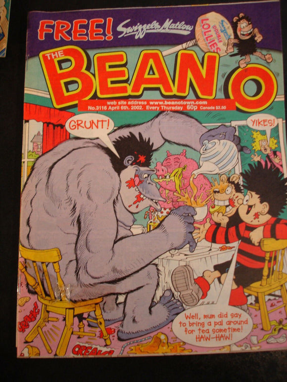 Beano Comic 3116 April 6 2002