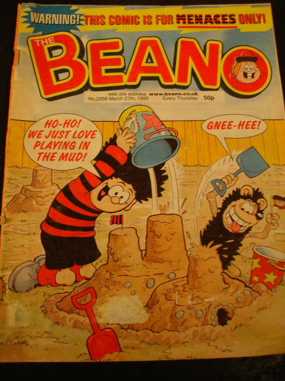 Beano Comic 2958 Mar 27th 1999