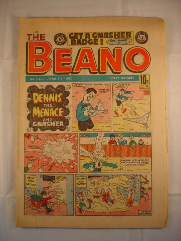 Beano Comic - 2072 - April 3 1982