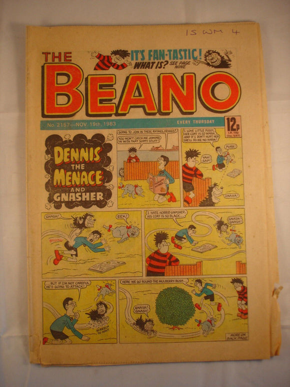 Beano Comic - 2157 - Nov 19th 1983