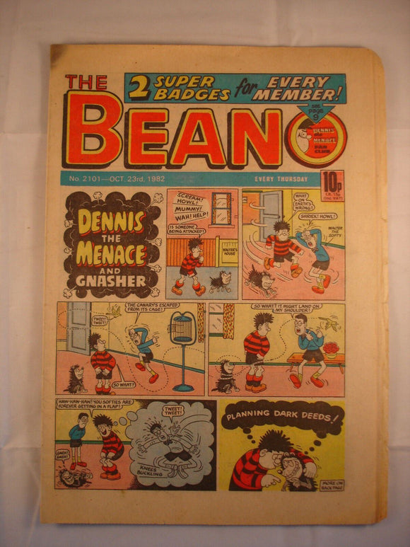 Beano Comic - 2101 - Oct 23rd 1982