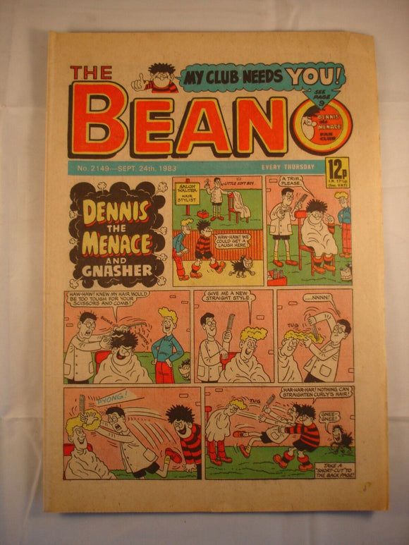 Beano Comic - 2149 - September 24th 1983