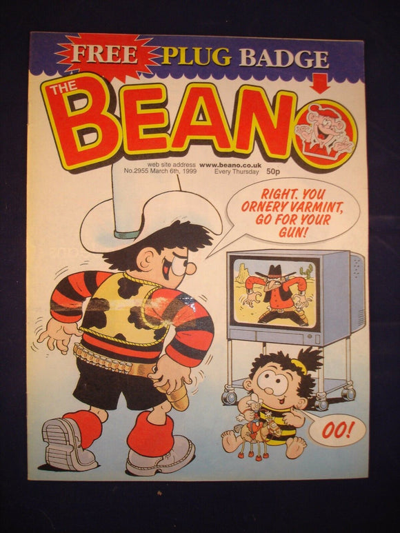 P - Beano Comic # 2955 - 6th March 1999  -