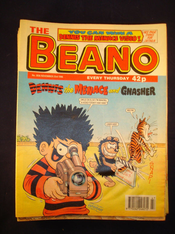 P - Beano Comic # 2836 - 23rd November 1996  -