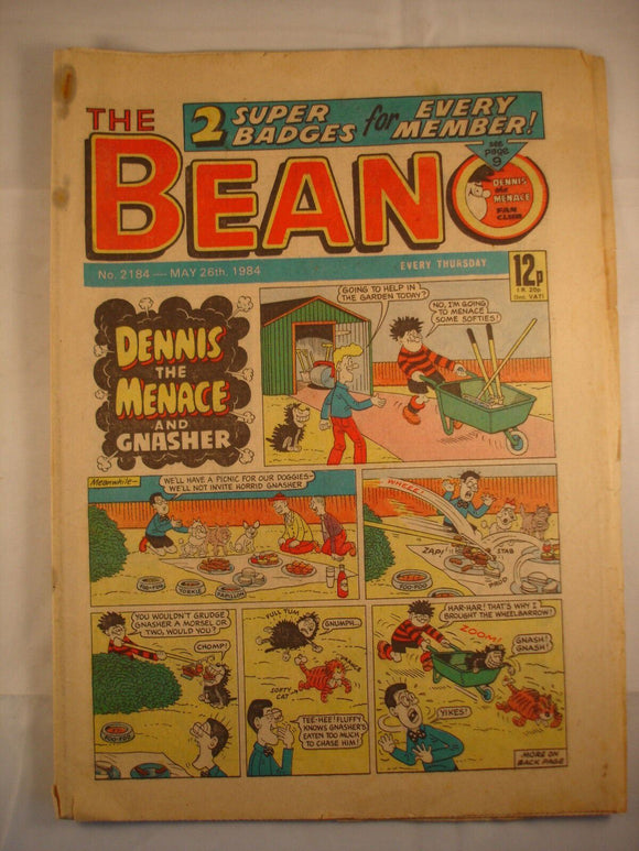 Beano Comic - 2184 - May 26th 1984