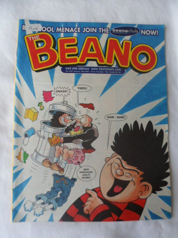 Beano British Comic - # 3157 - 18 January 2003