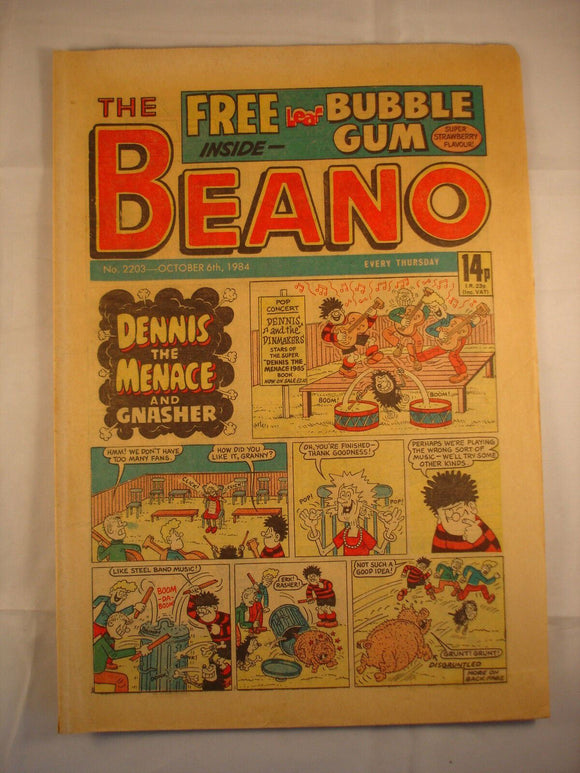 Beano Comic - 2203 - Oct 6th 1984