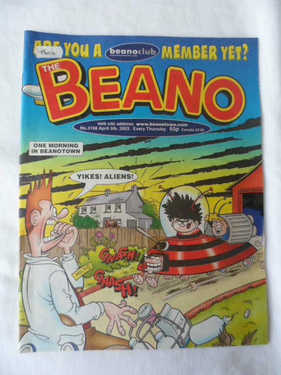 Beano British Comic - # 3168 - 5 April 2003