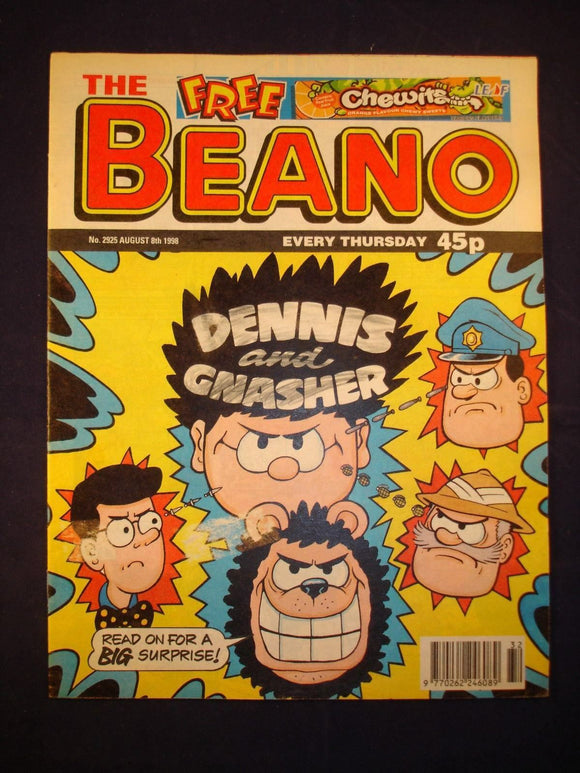 P - Beano Comic # 2925 - 8th August 1998  -