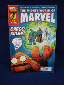 Marvel Comic - Mighty world of Marvel - # 63 - 26th Dec 2007 - Orrgo