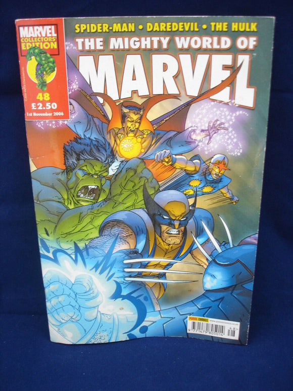 Marvel Comic - Mighty world of Marvel - # 48 - 1st Nov 2006 - spider man - hulk