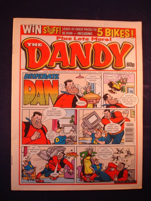 P - Dandy Comic # 3128 - 3rd November 2001