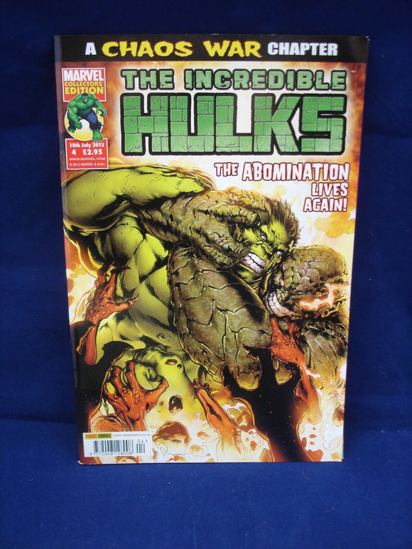 Marvel Comic - The Incredible Hulks - # 4 - 18 July 2012 -