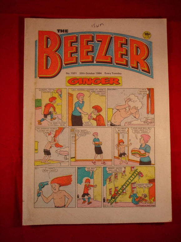 Beezer Comic - 1501 - 20th October 1984