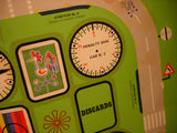 Raid Fiat 128 rare board game