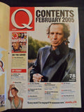 Q magazine - February 2005 - Contents shown in pictures