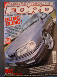 Performance Ford Mag 2002 - Sep - RS500 guide - Granada - Sapphire