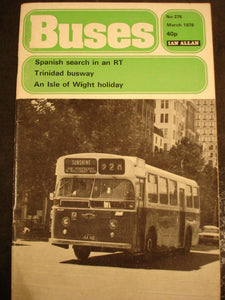 Buses Magazine March 1978 - Trinidad busway, Spanish search in an RT