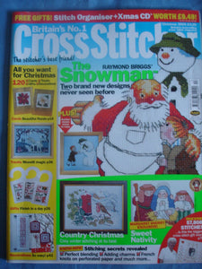 Cross Stitcher Magazine -  Dec 2003 - #142 - The Snowman