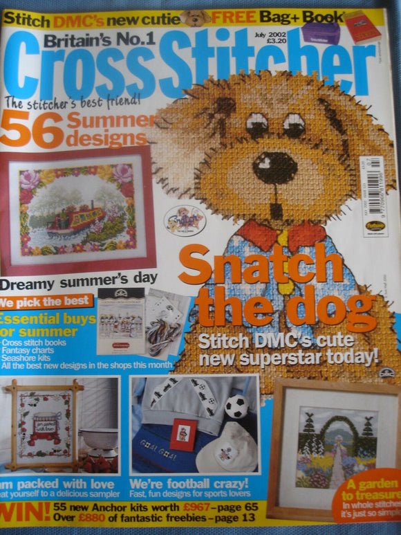 Cross Stitcher Magazine - July 2002 - #123 - Snatch the dog