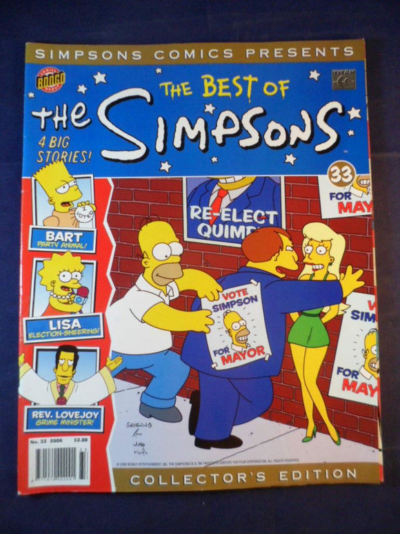 Simpsons UK Comics - the best of the simpsons -  Bongo - # 33