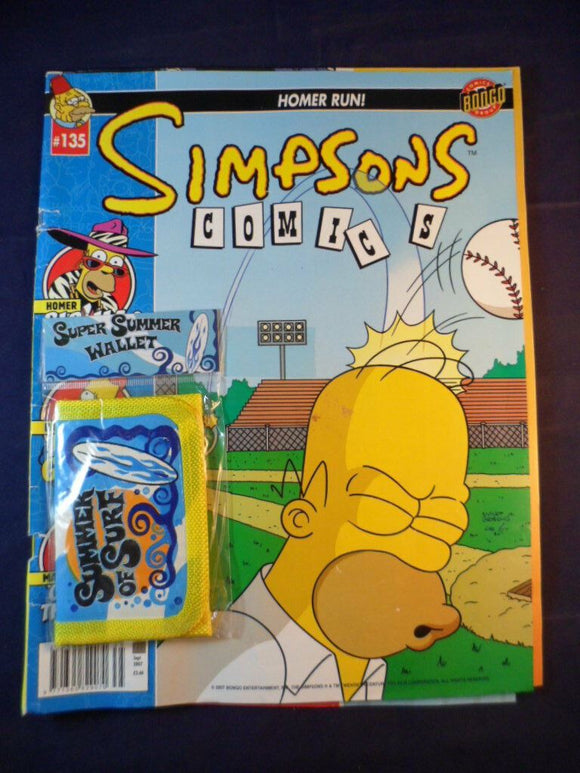 Simpsons UK Comics - Bongo - # 135 with gift