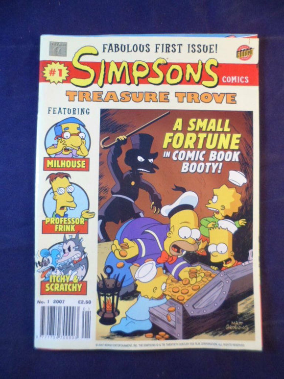 Simpsons UK Comics - Bongo - Simpsone treasure trove # 1